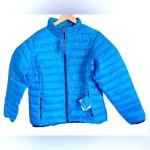 ☘️NWT Women’s Columbia Elm Ridge Puffer Jacket Sz XL in Deep Turquoise Blue